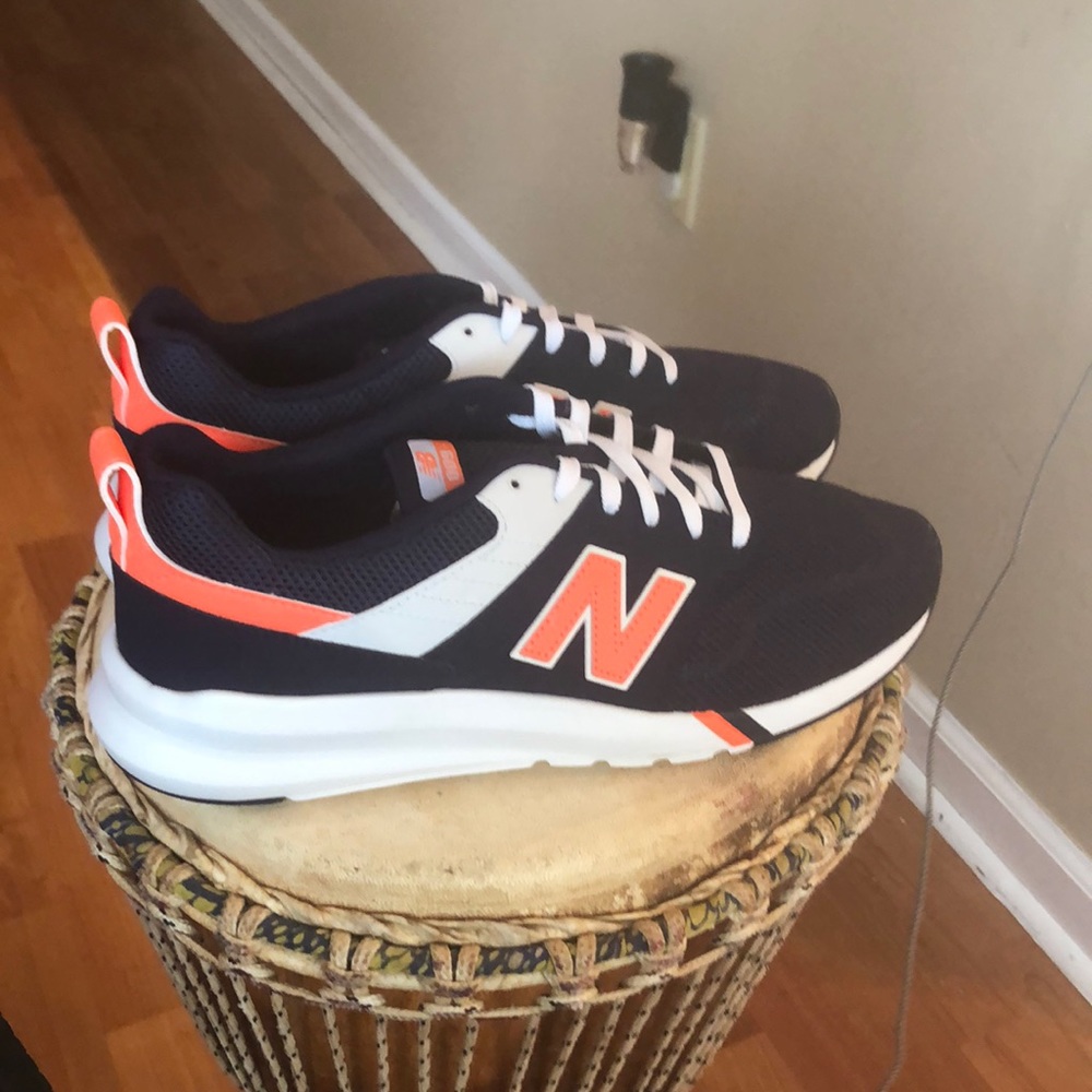new balance, size 12, Navy/Orange, FORMS, 10 of 10